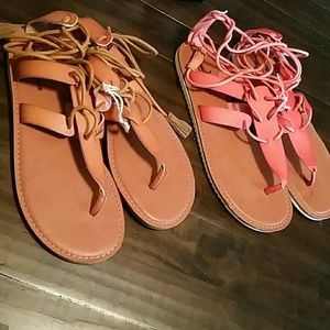 Two Brand New Pair Size 9 American Eagle Sandals